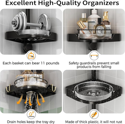 360° Rotating Tension Shower System