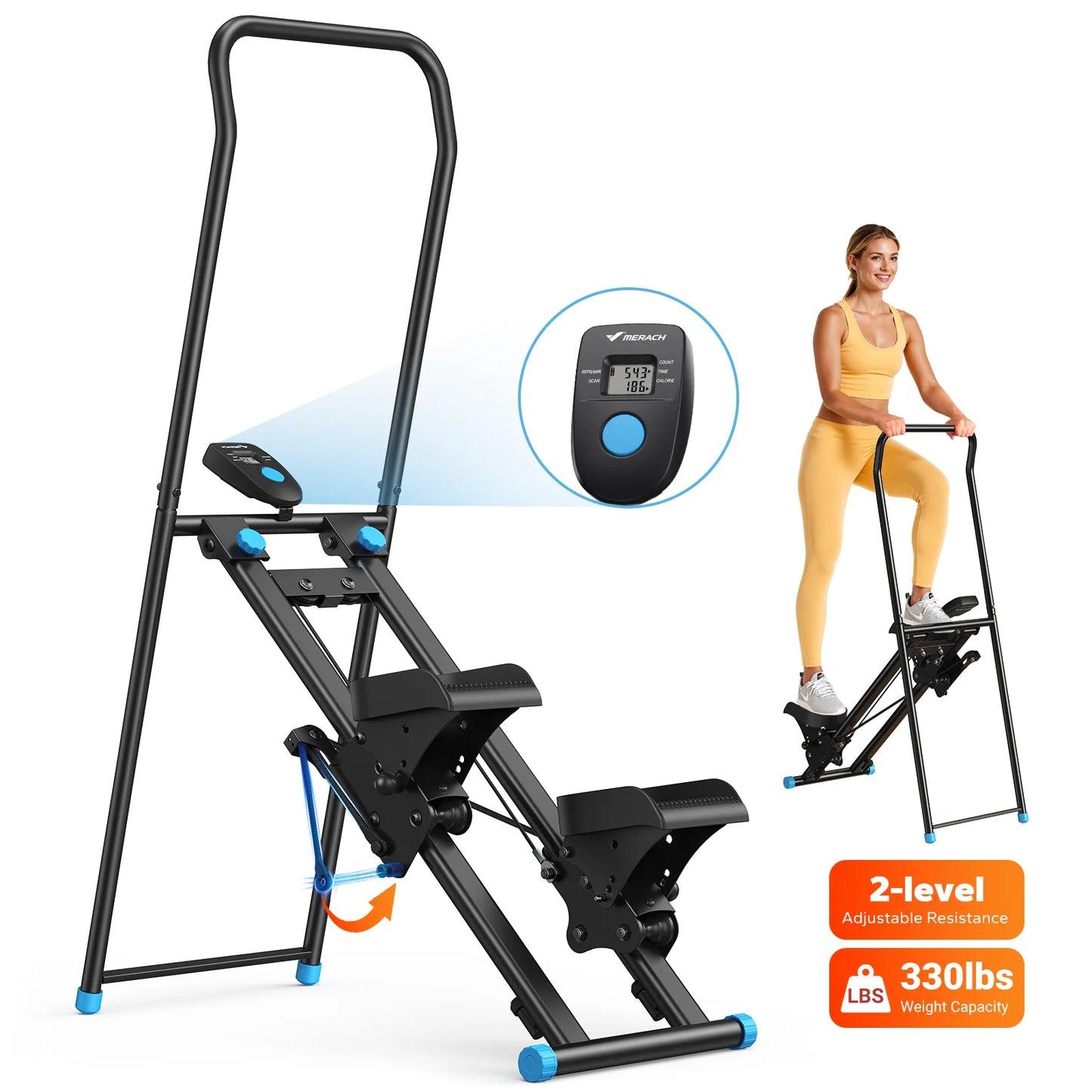 Elite Folding Full-Body Vertical Climber